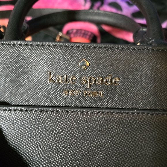 Kate Spade Black Satchel Bag With Matching Card Holder, NWT - Picture 3 of 13